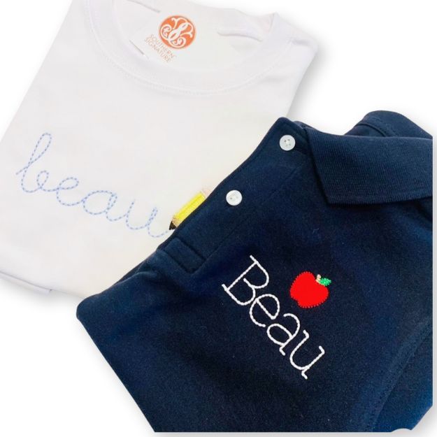 Apple Boy's Polo Design