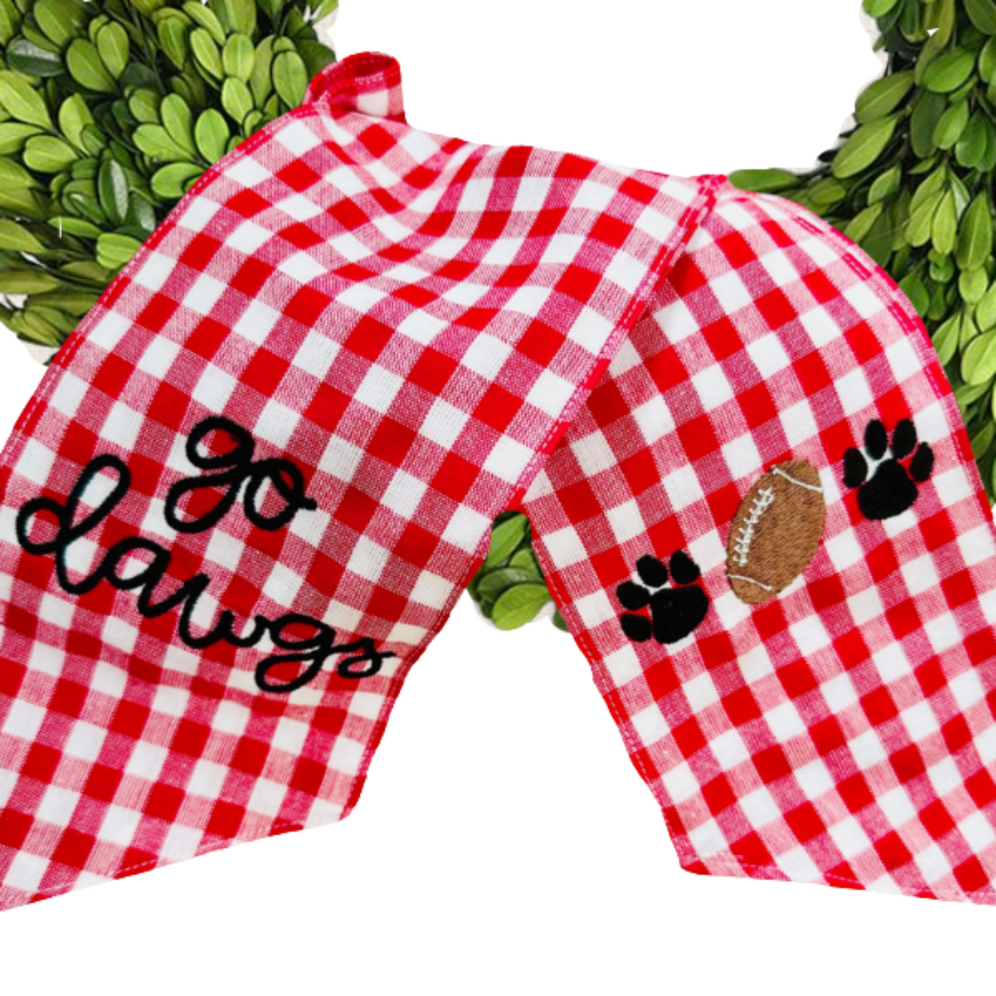 School Spirit Wreath Sash