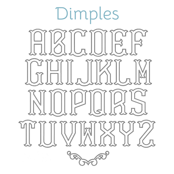 Appliqué Fonts & Monograms (A-D)