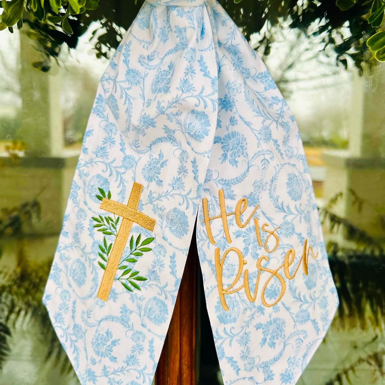 Easter Wreath Sash