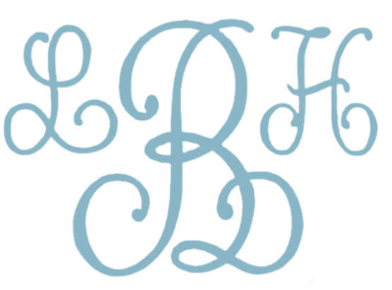 Embroidery Monograms (A-F) Selection