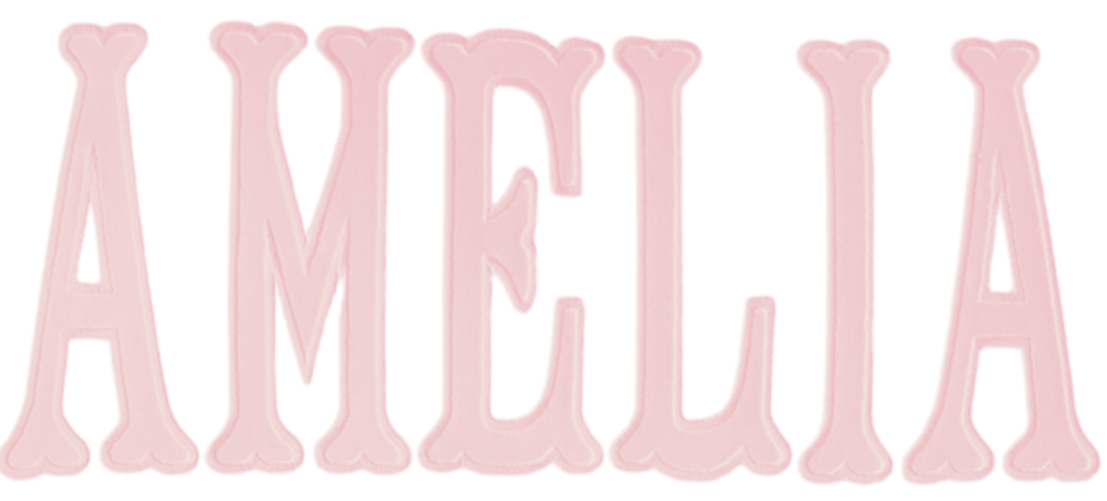 Appliqué Fonts & Monograms (D-H) Selection