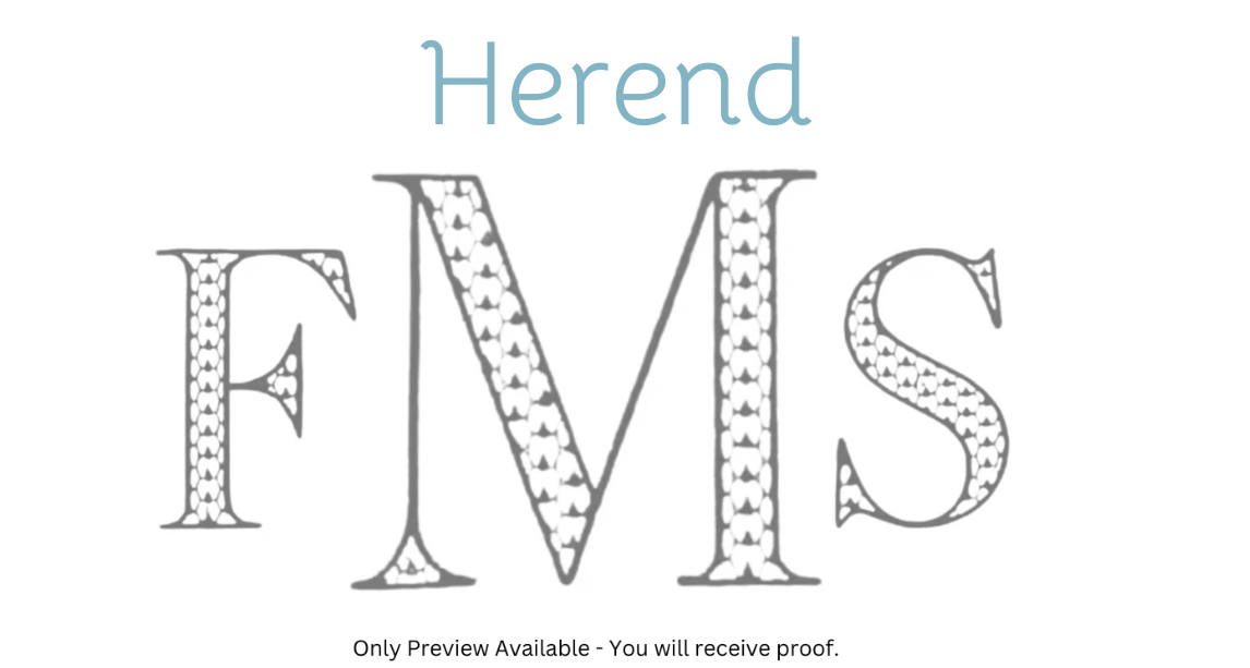 Embroidery Monograms (F-S)