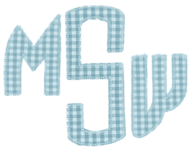 Appliqué Fonts & Monograms (H-Z) Selection