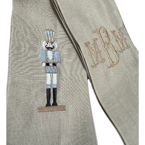 Christmas Wreath Sash