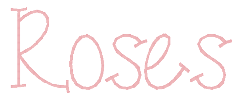 Vintage Floss Font Selection