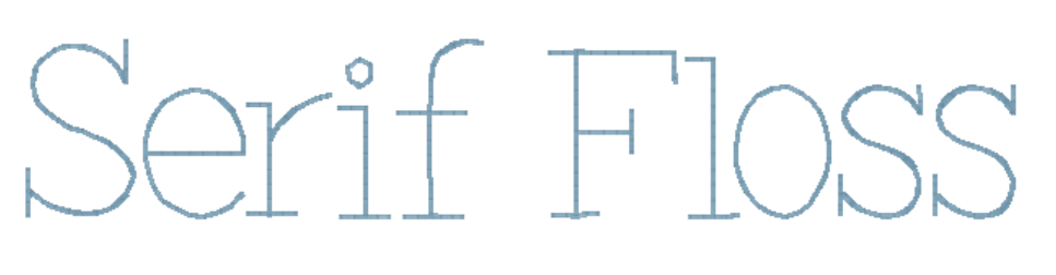 Vintage Floss Font Selection