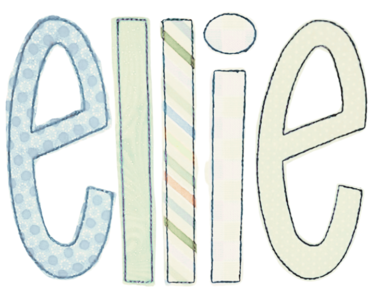 Appliqué Fonts & Monograms (H-Z) Selection