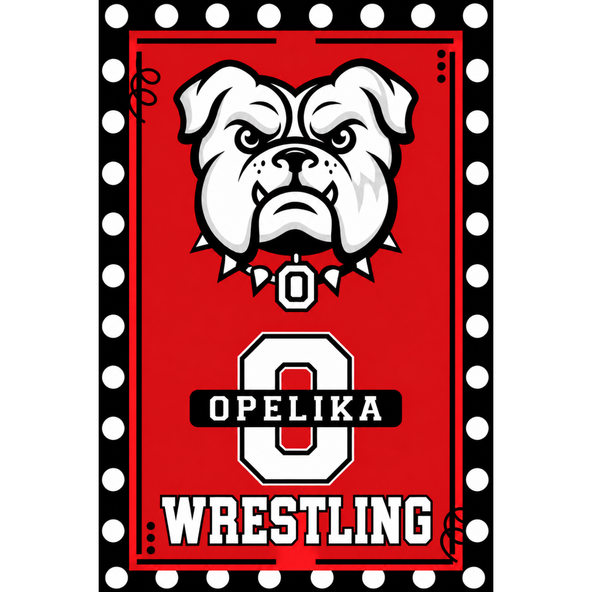 Wrestling Garden Flag