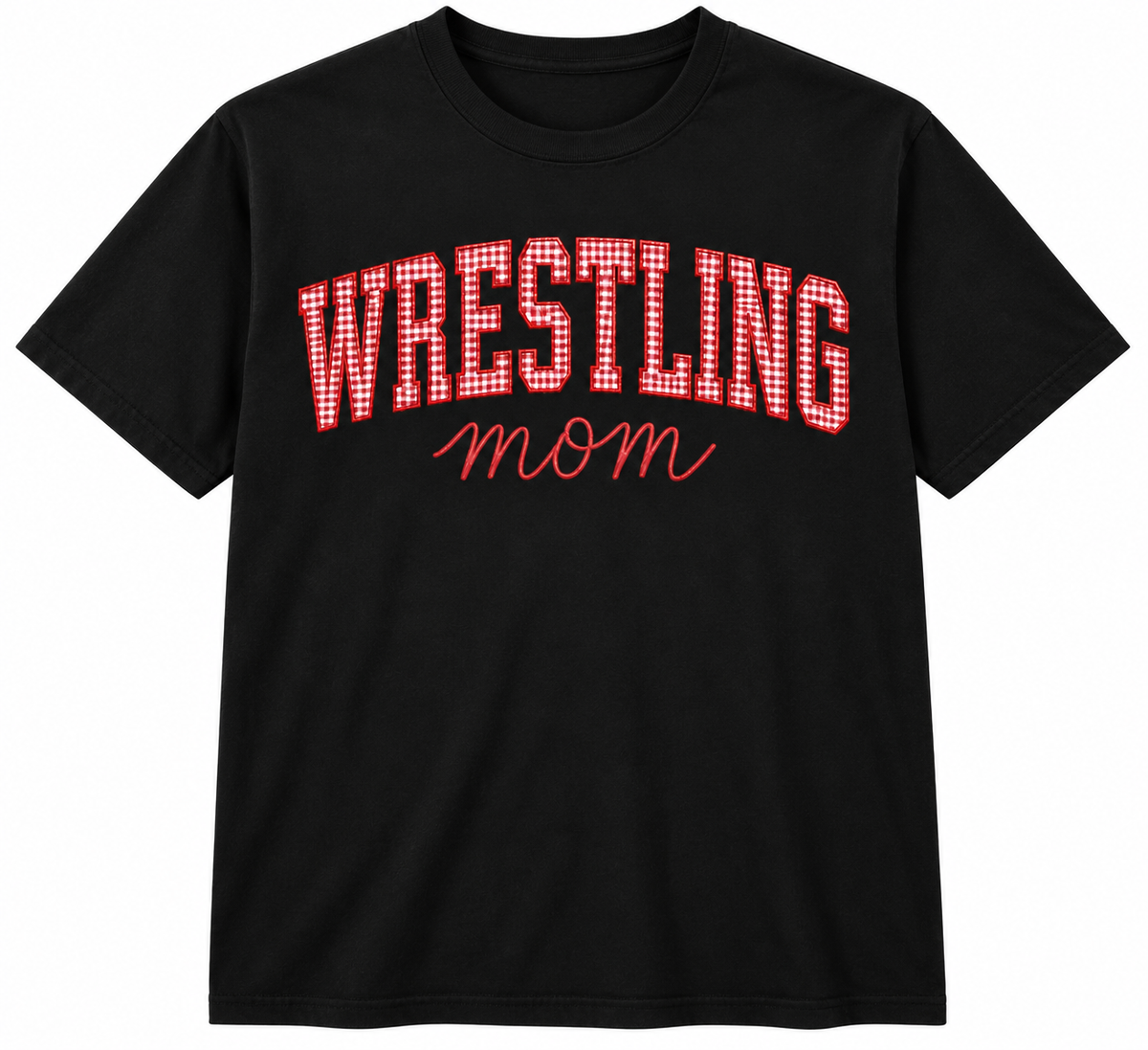 Wrestling Mom Gingham Design