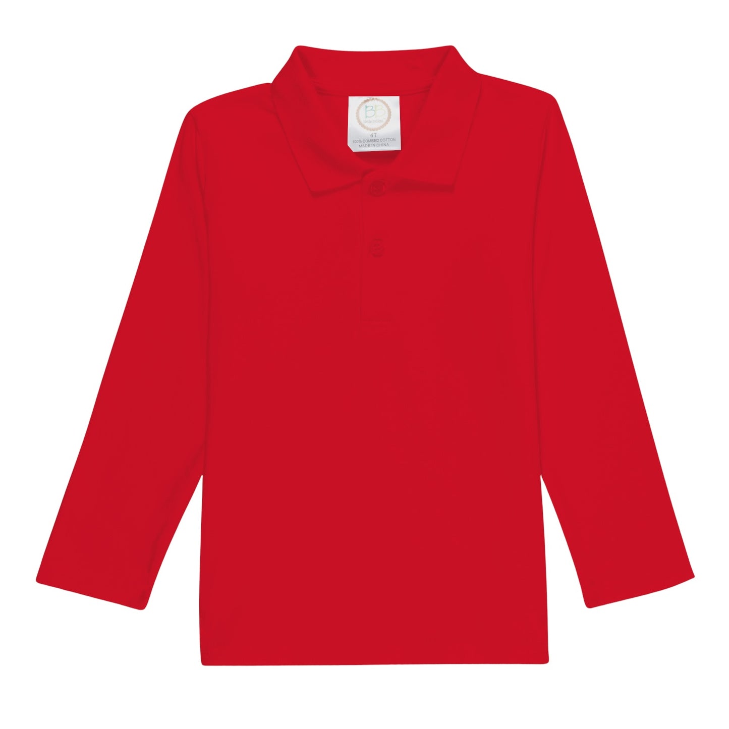 Long-Sleeve Polo Shirt Selection
