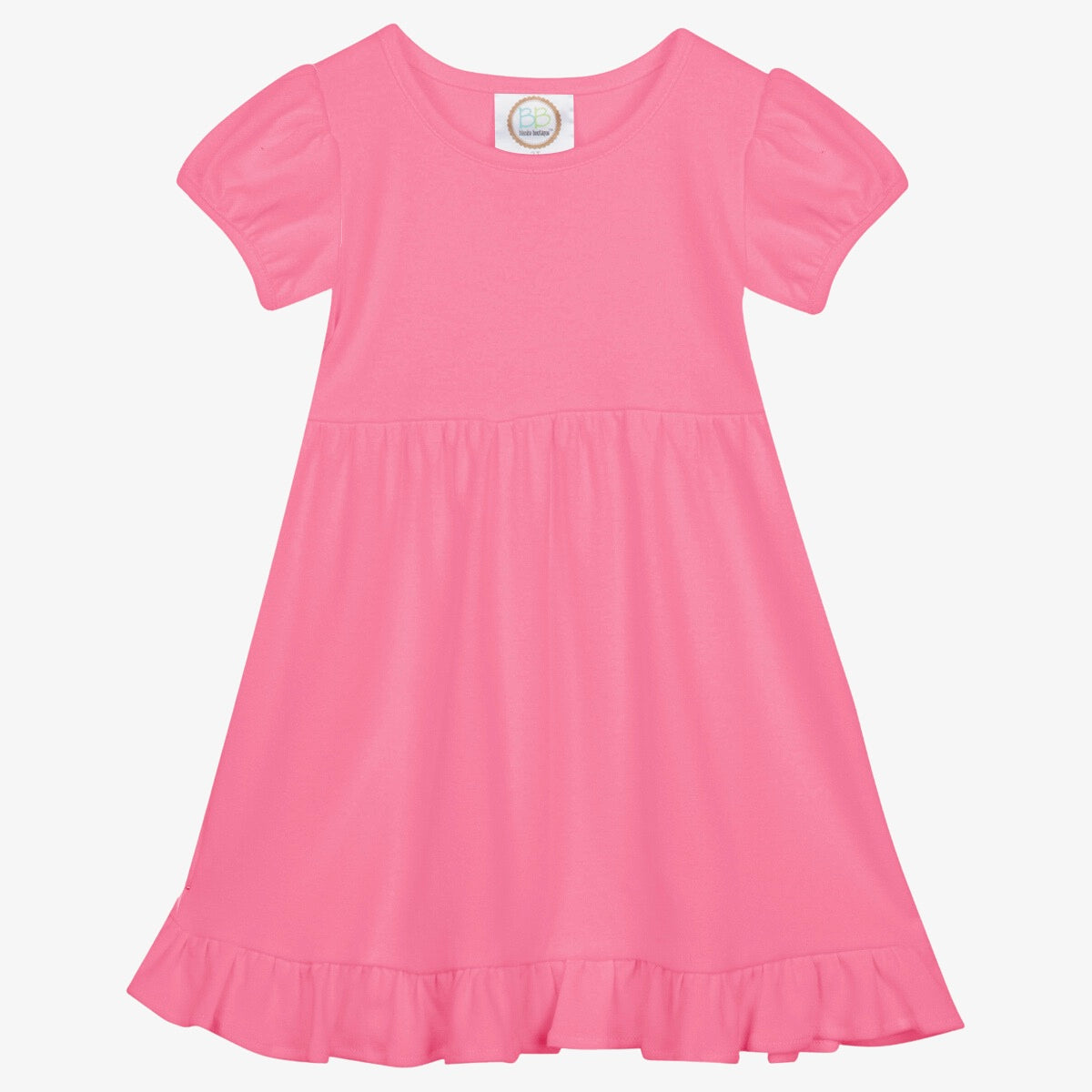 Puff-Sleeve Ruffle Dress Selection