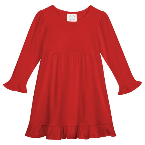 Long Sleeve Ruffle Dress Selection