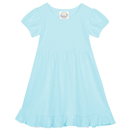 Puff-Sleeve Ruffle Dress Selection