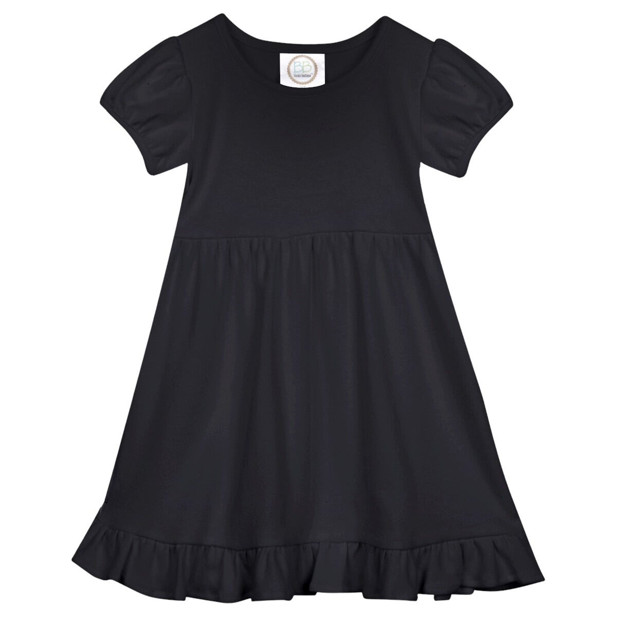 Puff-Sleeve Ruffle Dress Selection
