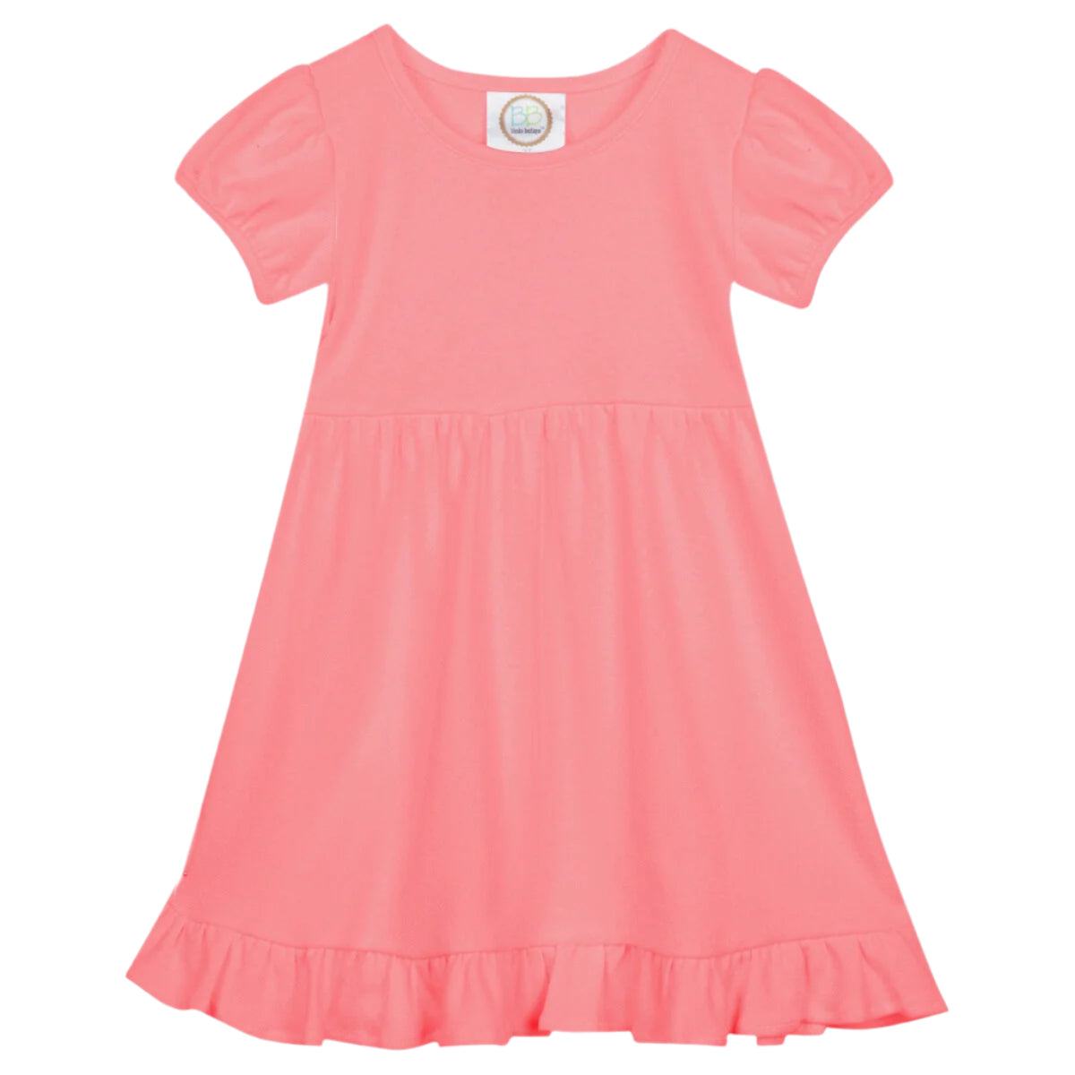 Puff-Sleeve Ruffle Dress Selection