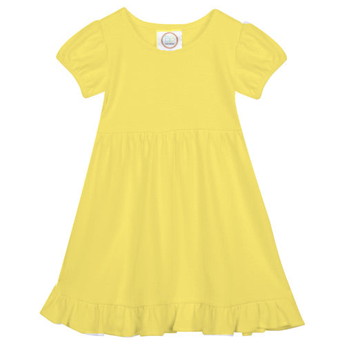 Puff-Sleeve Ruffle Dress Selection