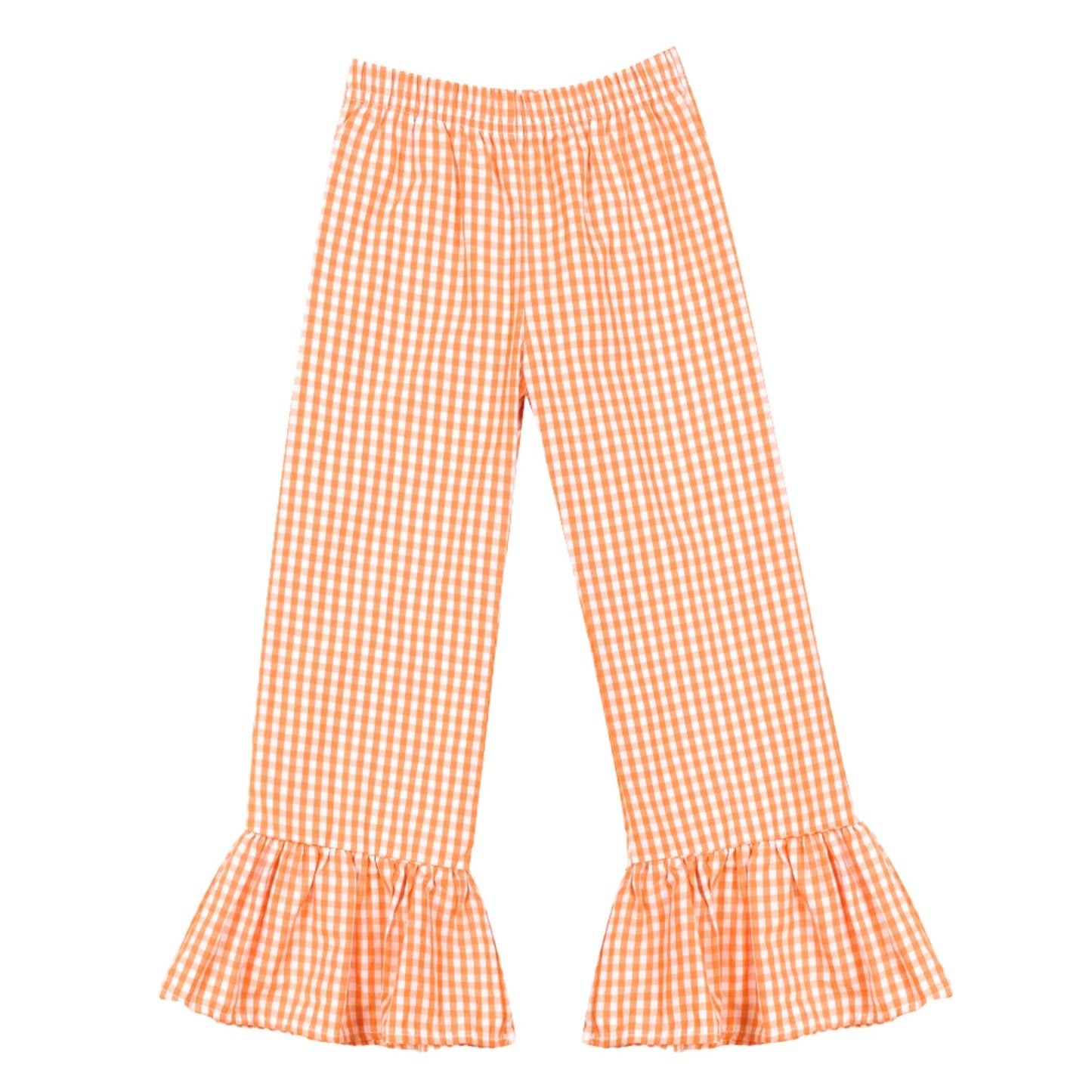 Ruffle Easter Gingham Pants