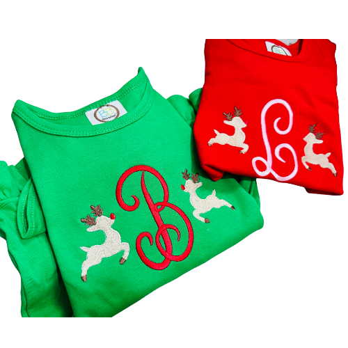 Reindeer Monogram Design