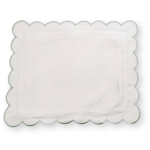 Scalloped Edge Cotton Pillow Selection