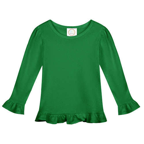 Long-Sleeve Ruffle Shirt Selection