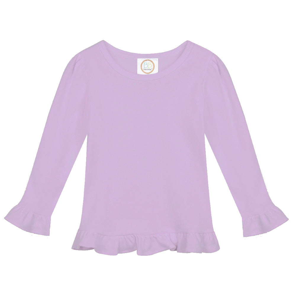 Long-Sleeve Ruffle Shirt Selection