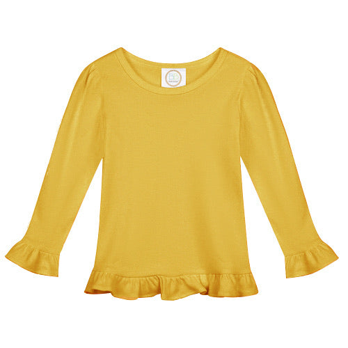 Long-Sleeve Ruffle Shirt Selection