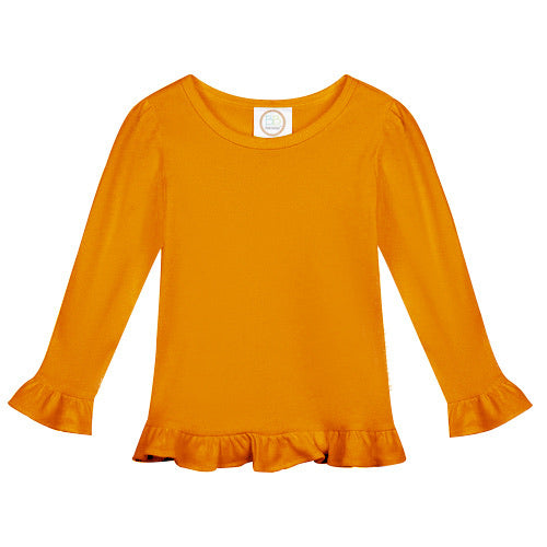 Long-Sleeve Ruffle Shirt Selection
