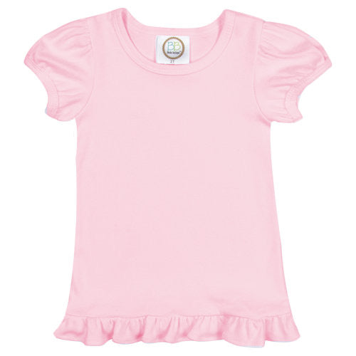 Short-Sleeve Ruffle Shirt Selection