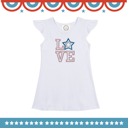 Stars & Stripes Embroidery Clothing