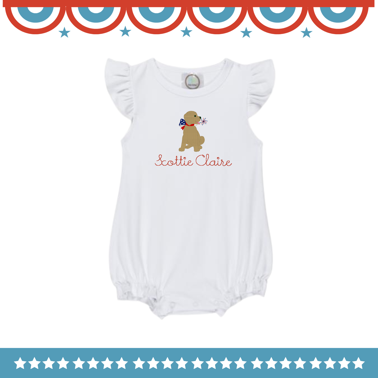 Stars & Stripes Embroidery Clothing