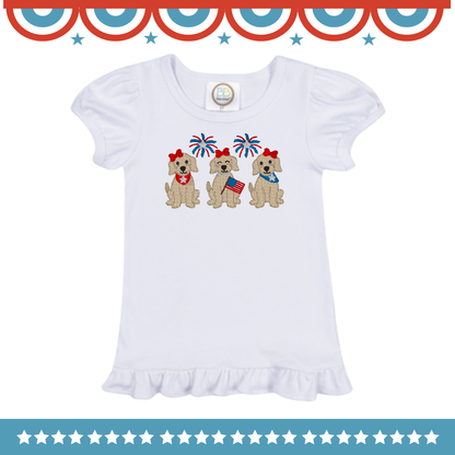 Stars & Stripes Embroidery Clothing