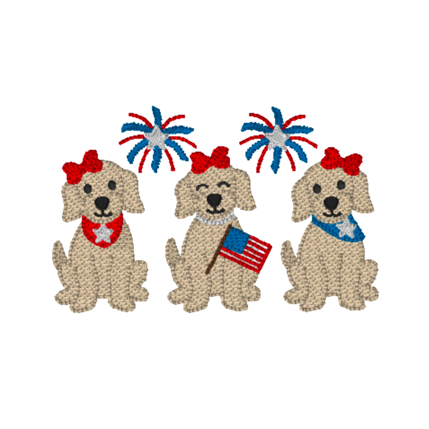 Stars & Stripes Embroidery Clothing