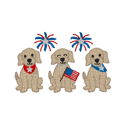 Stars & Stripes Embroidery Clothing