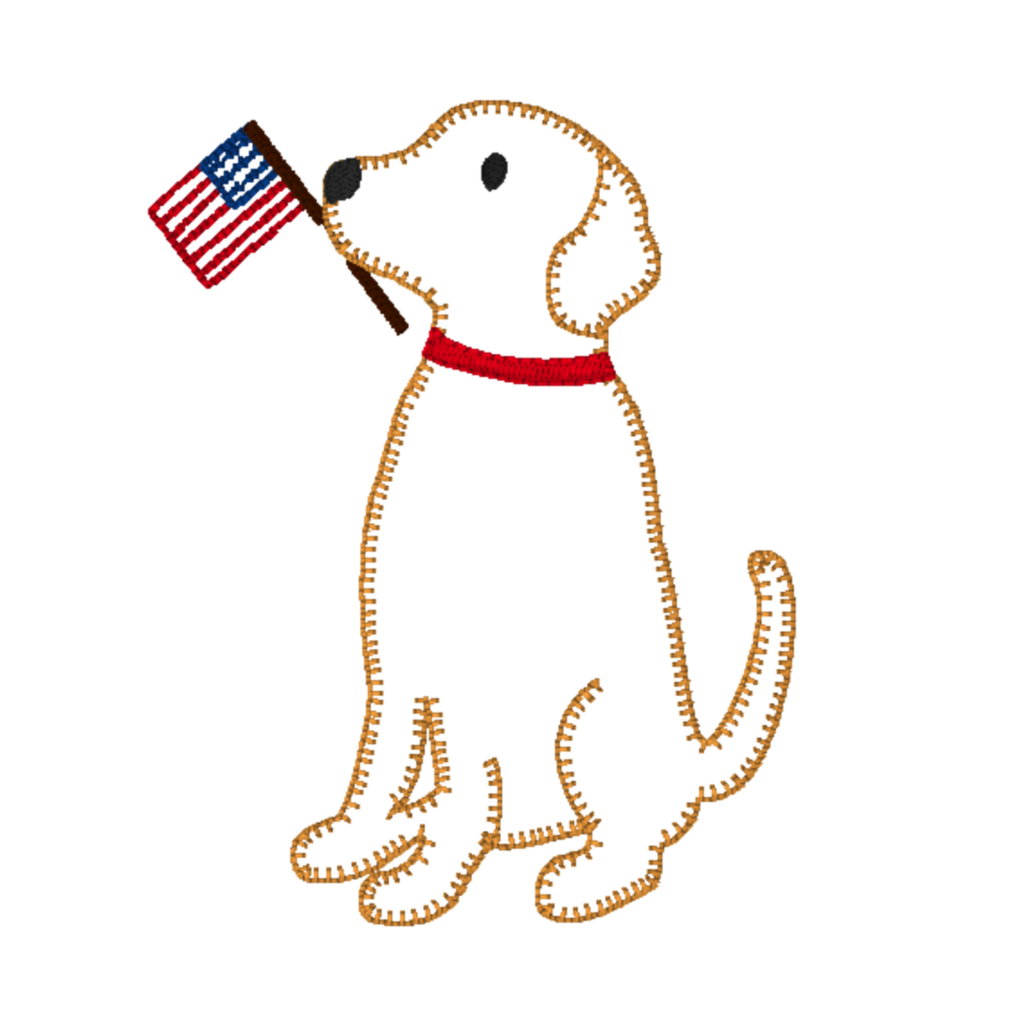 Stars & Stripes Embroidery Clothing