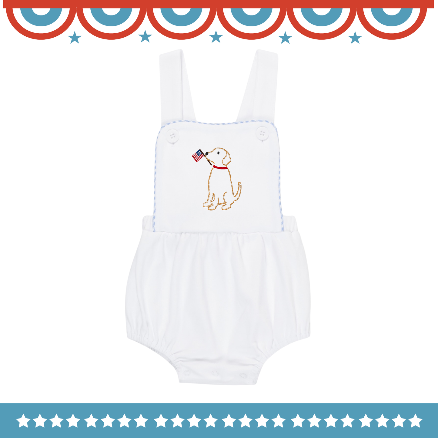 Stars & Stripes Embroidery Clothing