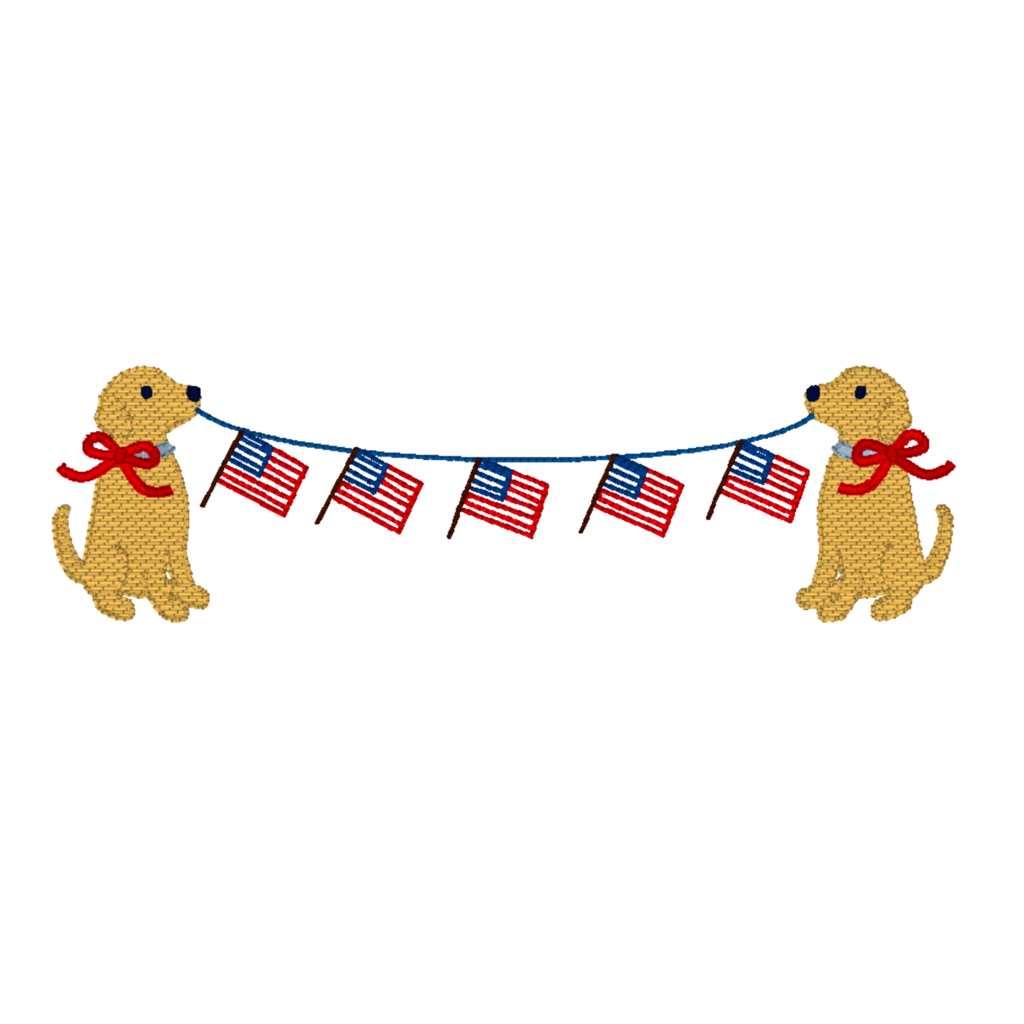 Stars & Stripes Embroidery Clothing