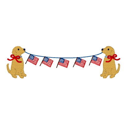 Stars & Stripes Embroidery Clothing