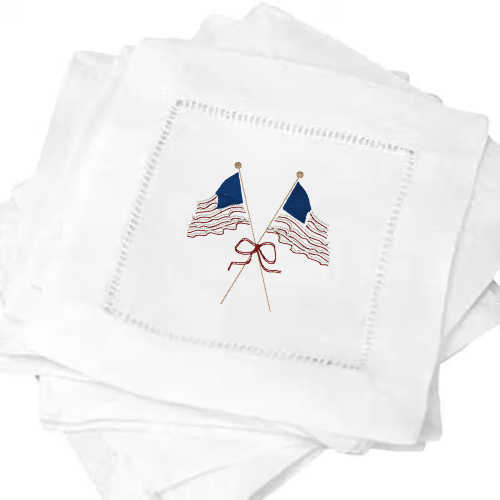 USA Cocktail Napkins (Set of 4)