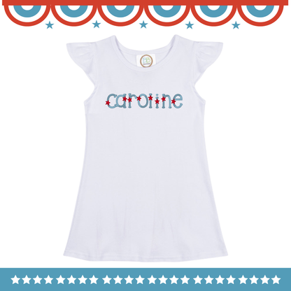 Stars & Stripes Embroidery Clothing