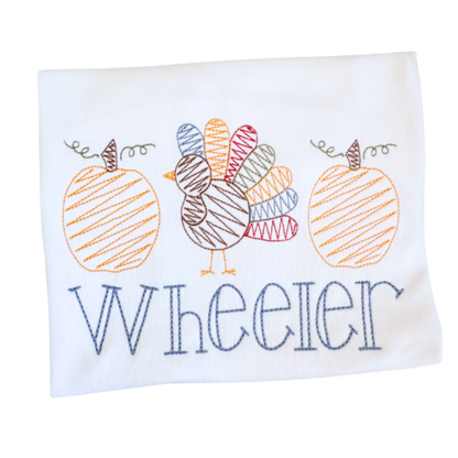 Scribble Turkey Design