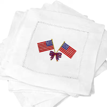 USA Cocktail Napkins (Set of 4)