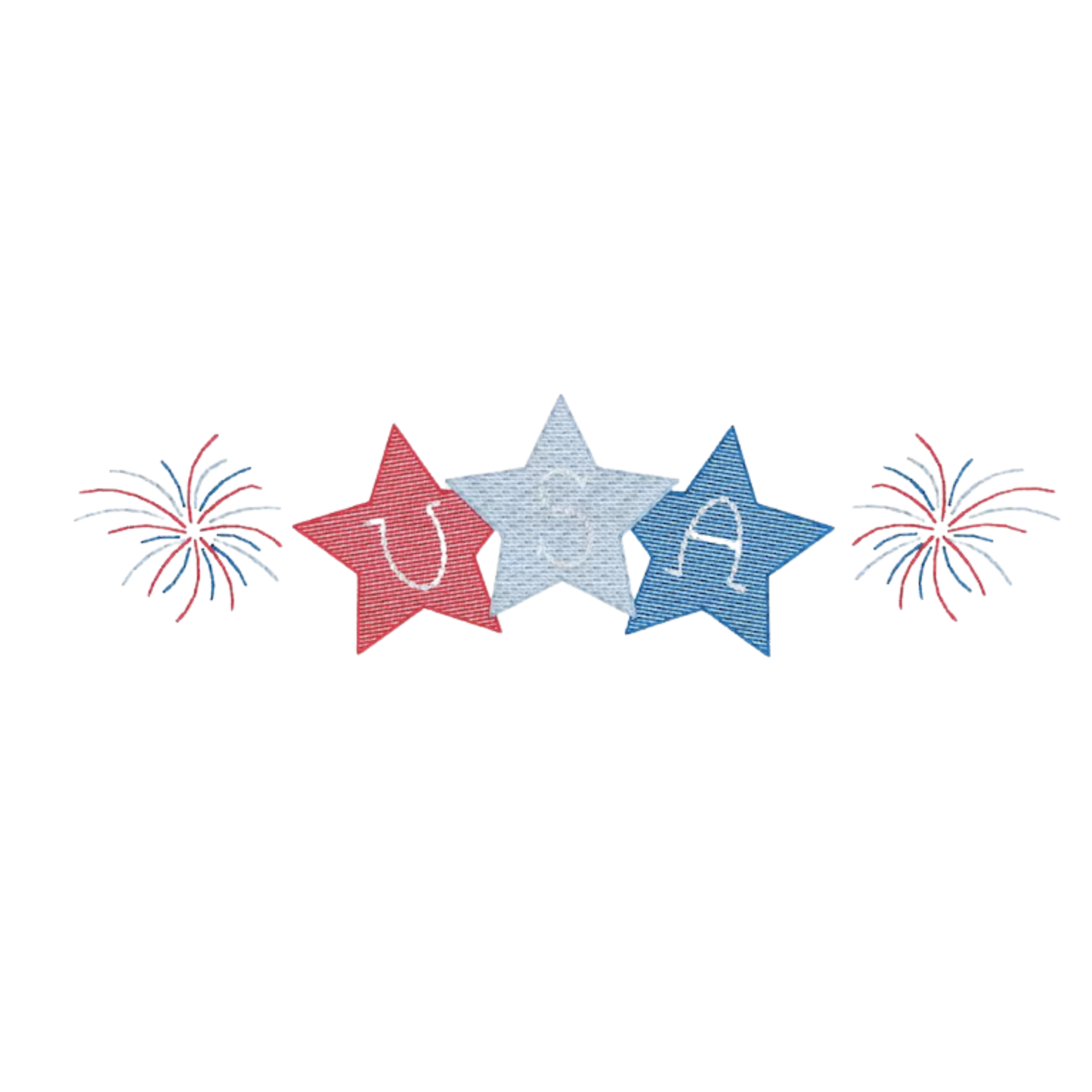 Stars & Stripes Embroidery Clothing
