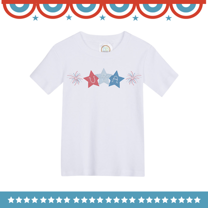 Stars & Stripes Embroidery Clothing