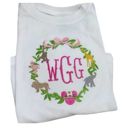 Animal Crest Monogram Design