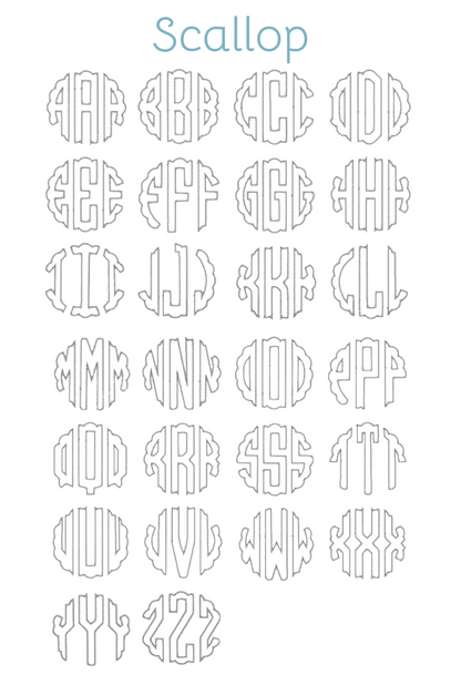 Appliqué Fonts & Monograms (H-Z)