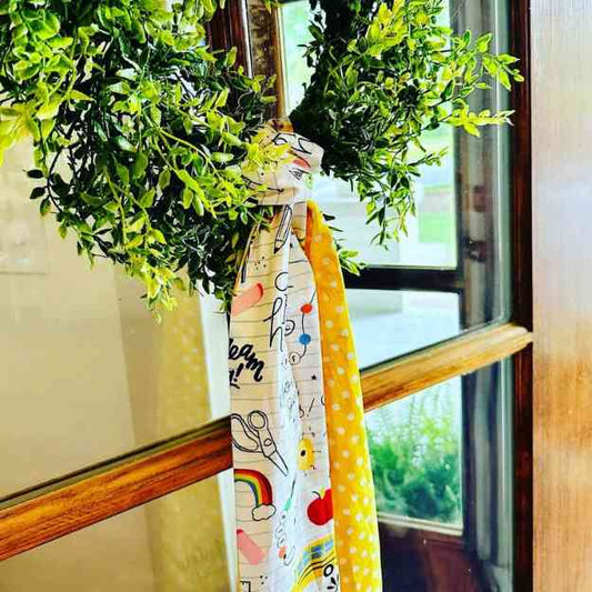 Back-to-School Wreath Sash