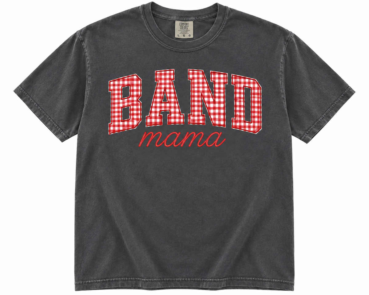 Band Mama Gingham Design