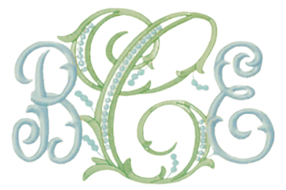 Embroidery Monograms (A-F) Selection