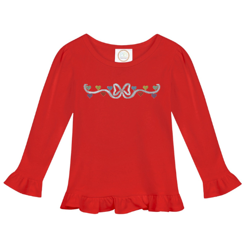 Candy Heart Bow Design